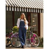 Nobody's Child X Louise Thompson Pure Cotton Sleeveless Dungarees Blue