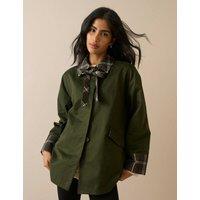 Nobody's Child Pure Cotton Checked Jacket Green