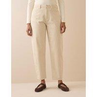 Nobody's Child X Louise Thompson Corduroy Barrel Leg Jeans Cream
