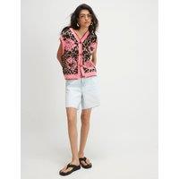 River Island Leopard V-Neck Waistcoat Multi