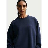 Nike 24.7 ImpossiblySoft Dri-Fit Top with Cotton Dark Navy