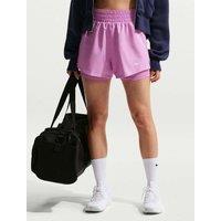 Nike One 2 in 1 Relaxed Shorts Magenta