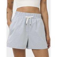 Sweaty Betty Pure Cotton Striped Shorts Light Blue