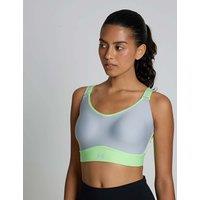 Under Armour Infinity Mid 2.0 Sports Bra (A-DD) Lime Green