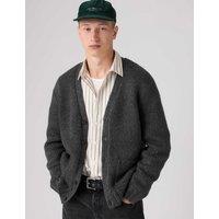 Levi's Regular Fit Long Sleeve V Neck Cardigan Dark Grey