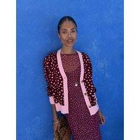 Never Fully Dressed Mesh Print Fitted Maxi Dress Burgundy Mix