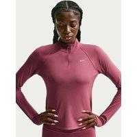 Nike Tempo Half Zip Running Top Dusky Rose
