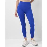 Sweaty Betty Runners High Power High Waisted 7/8 Leggings Medium Blue