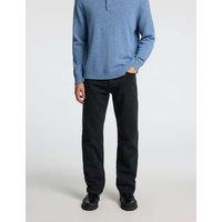 Selected Regular Fit 5 Pocket Jeans Black