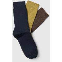 Selected 3 Pack Cotton Rich Socks Gift Box Green