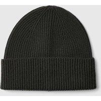 Selected Pure Merino Wool Beanie Hat Grey