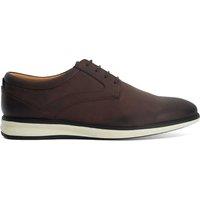 Dune London Leather Hybrid Shoes Dark Brown