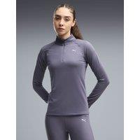 Puma Run Velocity Cloudspun Quarter-Zip Top Purple