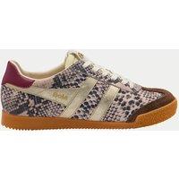 Gola Elan Safari Leather Trainers White Mix