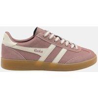 Gola Viper '78 Suede Lace Up Trainers Pink Mix