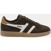 Gola Viper Suede Lace Up Trainers Brown Mix