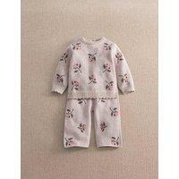 Mamas & Papas 2 Piece Berry Knitted Outfit (0-3 Yrs) Pink