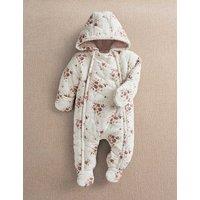 Mamas & Papas Pure Cotton Ditsy Floral Pramsuit (0-12 Mths) Pink