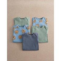 Mamas & Papas 5 Pack Cotton Rich Lion Bodysuits (0-2 Yrs) Multi