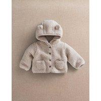 Mamas & Papas Hooded Fleece Jacket (0-12 Mths) Beige