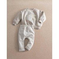 Mamas & Papas 2 Piece Pure Cotton Bunny Outfit (0-9 Mths) Grey
