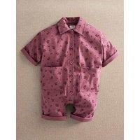 Mamas & Papas Cotton Rich Boiler Suit Romper (0-24 Months) Pink