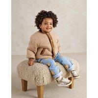 Mamas & Papas Pure Cotton Gingham Quilted Jacket (2 Months - 3 Years) Brown