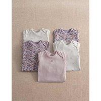 Mamas & Papas 5 Pack Pure Cotton Vintage Floral Bodysuits (0-24 Mths) Multi