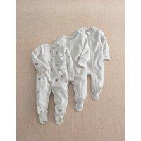 Mamas & Papas 3 Pack Pure Cotton Horoscope Sleepsuits (0-24 Mths) Multi