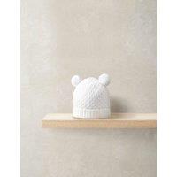 Mamas & Papas Knitted Pom Pom Hat (0-12 Mths) White