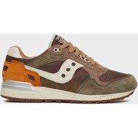 Saucony Shadow 5000 Regular Fit Leather Trainers Brown Mix