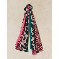 White Stuff Printed Scarf Natural Mix