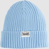 Levi's Pure Cotton Rib Turn Up Beanie Blue