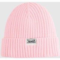 Levi's Pure Cotton Rib Turn Up Beanie Pink