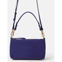 ACCESSORIZE Leather Cross Body Bag Cobalt