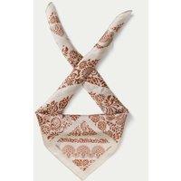 M&S Intricate Square Scarf Cream