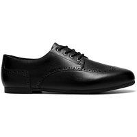 Clarks Leather Brogue School Shoes (4 Large - 7 Large) Black