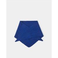ACCESSORIZE Knitted Triangle Scarf Blue