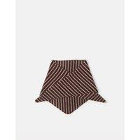 ACCESSORIZE Knitted Striped Triangle Scarf Multi