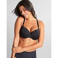 Panache 365 Wired T-Shirt Bra (D-H) Black