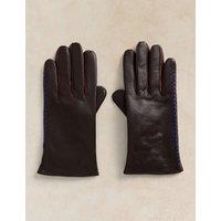 White Stuff Sasha Leather Gloves Brown