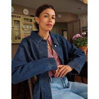 White Stuff Benny Denim Barn Jacket Blue Denim