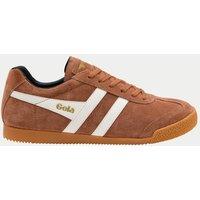 Gola Suede Lace Up Trainers Orange Mix