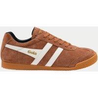 Gola Suede Lace Up Trainers Orange Mix