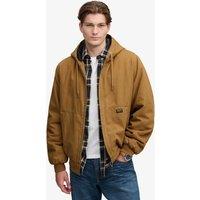 Superdry & Co Hooded Bomber Jacket Brown