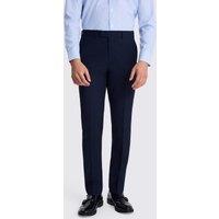 MOSS Tailored Fit Wool Rich Performance Suit Trousers Navy
