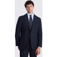 MOSS Tailored Fit Performance Suit Jacket Navy
