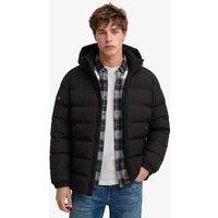 Superdry & Co Hooded Puffer Jacket Black
