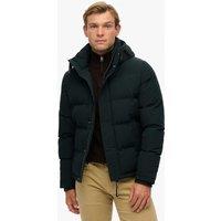 Superdry & Co Hooded Padded Quilted Puffer Jacket Green