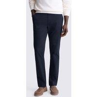 MOSS Slim Fit Cotton Rich Stretch Chinos Navy